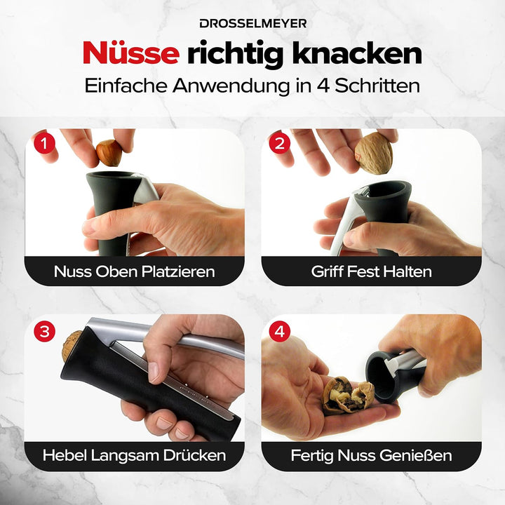 Drosselmeyer Design Nussknacker (Schwarz) Schwarz / Schwarz Single, Schwarz / Schwarz Single