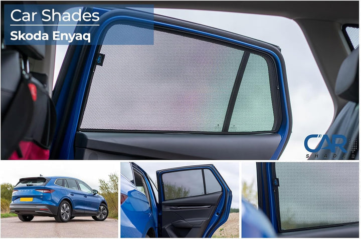 Satz Car Shades (Hintertüren) kompatibel mit Skoda Enyaq iV 2020- exkl. Coupe (2-teilig)