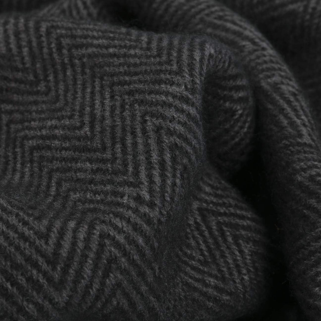 Barts Herren Soho Scarf Schal Einheitsgrösse Schwarz (Black 0001), Einheitsgrösse Schwarz (Black 000