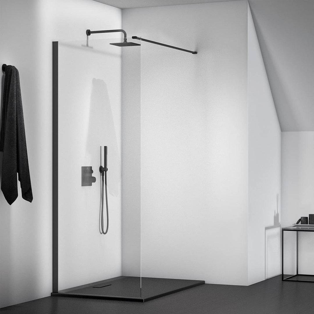 Ideal Standard B9445XG Idealrain Kopfbrauseanschluss Aufputz Wandanschluss Silk Black, Wandanschluss