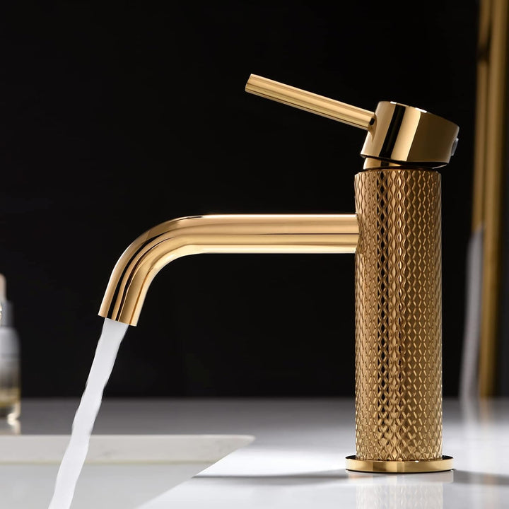 TIMACO Mischbatterie Bad Wasserhahn Badarmatur Waschtischarmatur Waschbeckenarmatur Waschbecken Bade