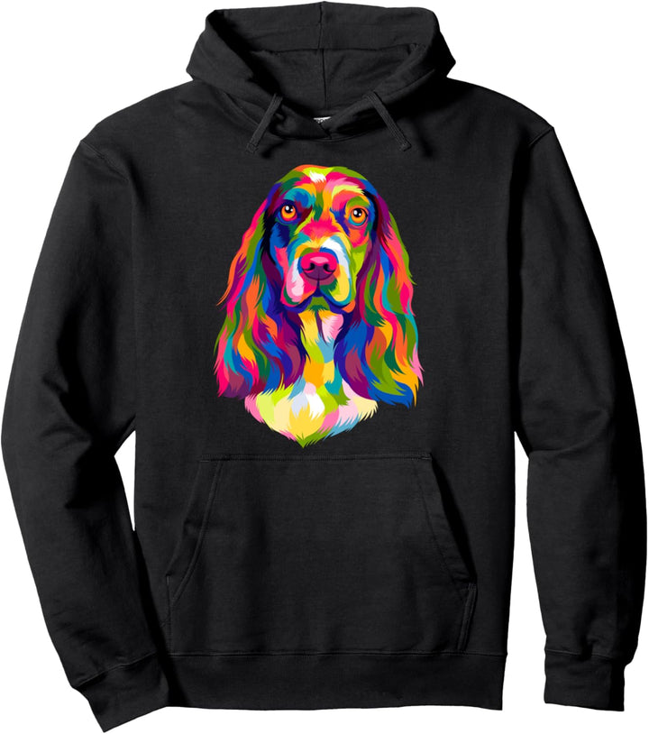 Pop Art Cocker Spaniel Hund Frauen Männer Kinder Hunde Pullover Hoodie