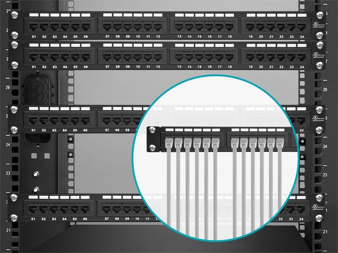 Monoprice Patchpanel (kompatibel mit 568A/B) Cat6 1u 50, Cat6 1u 50