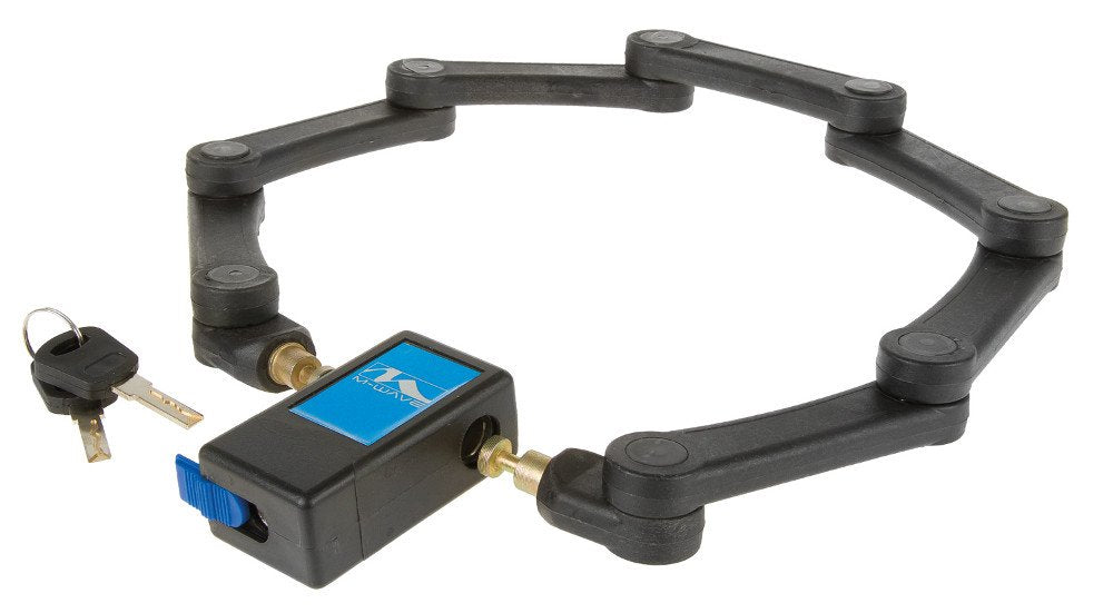 M-WAVE Faltschloss, schwarz, 720 mm