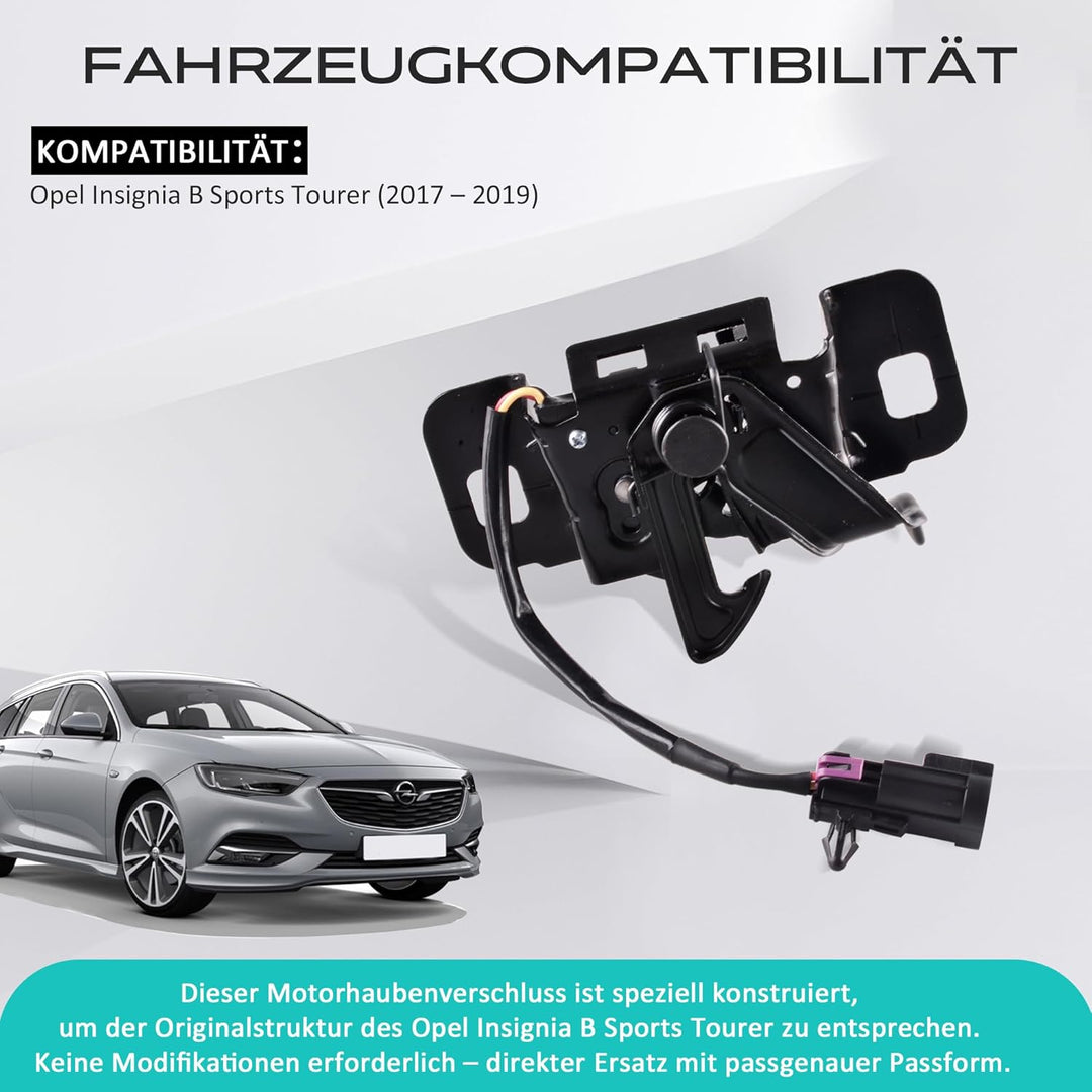 Motorhaubenschloss kompatibel mit Opel Insignia B Sports Tourer 2017-2019