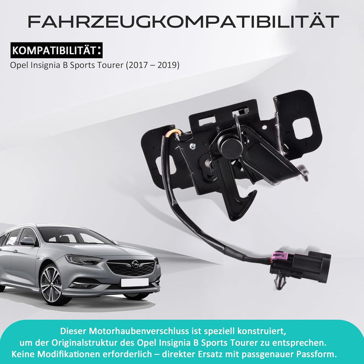 Motorhaubenschloss kompatibel mit Opel Insignia B Sports Tourer 2017-2019