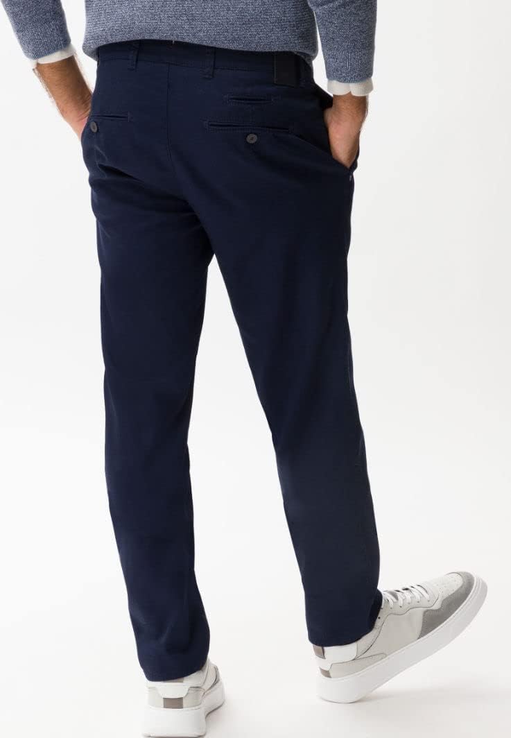 BRAX Herren Style Fabio in Superelastische Chino Hose 31W / 34L Sea, 31W / 34L Sea