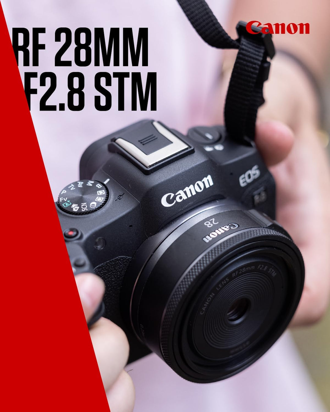 Canon RF 28mm F2.8 STM Pancake-Objektiv (Kameraobjektiv für Reise- und Strassenfotografie, 1:2,8 Lic