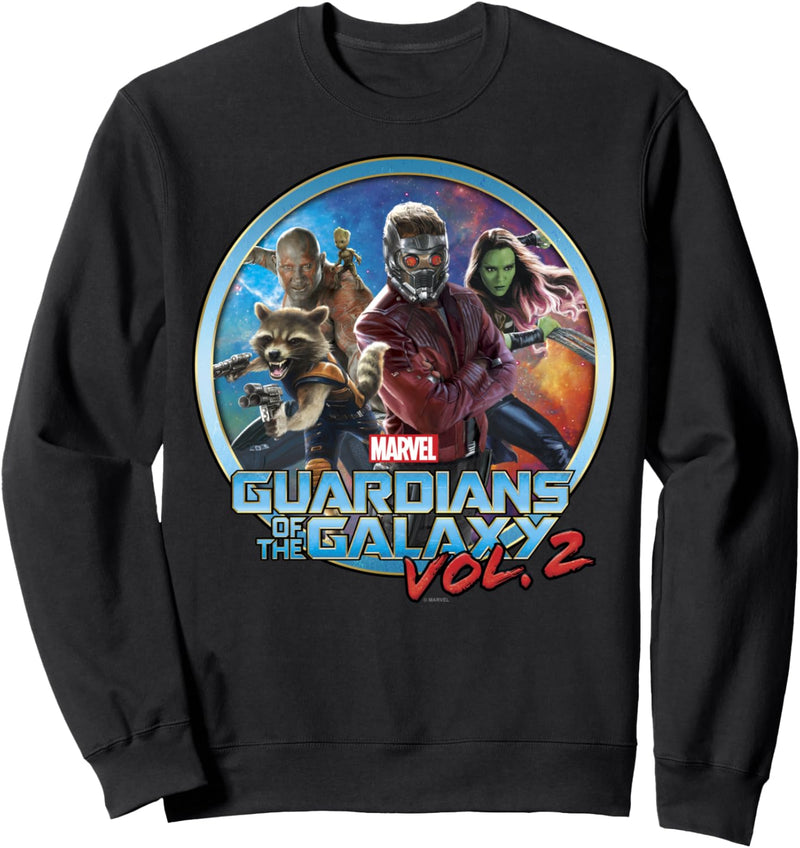 Marvel Guardians Of The Galaxy Vol. 2 Group Action Pose Sweatshirt