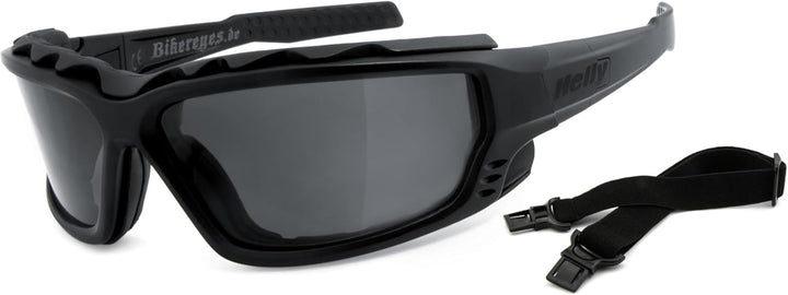HELLY® - No.1 Bikereyes® | Motorradbrille, Multifunktionsbrille, Bikerbrille | beschlagfrei, winddic