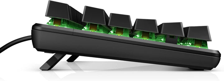 HP Pavilion Gaming Tastatur 500 (LED Beleuchtung, mechanische Red-Switches, QWERTY Keyboard Layout,
