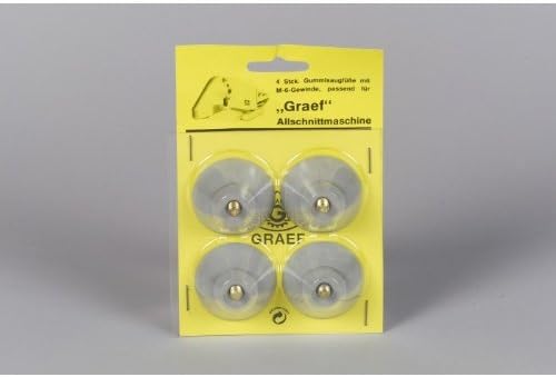 GRAEF Allesschneider Gummi-Saugfüsse