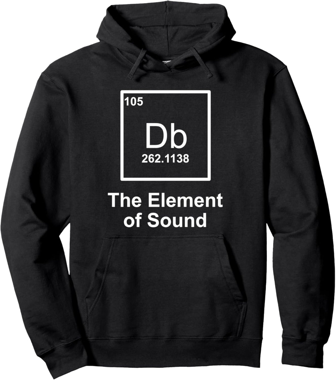 Db Decibel - The Element of Sound Music Fanatic Pullover Hoodie