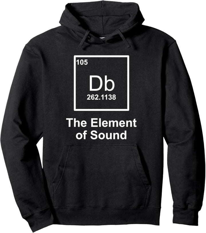 Db Decibel - The Element of Sound Music Fanatic Pullover Hoodie