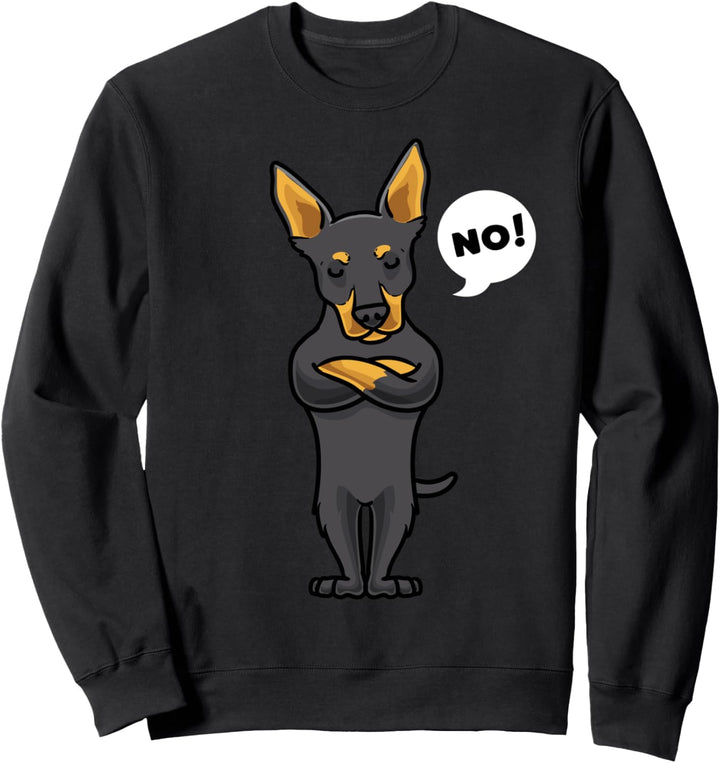 Sturer Australian Kelpie Hund lustig Barb Hundebesitzer Sweatshirt