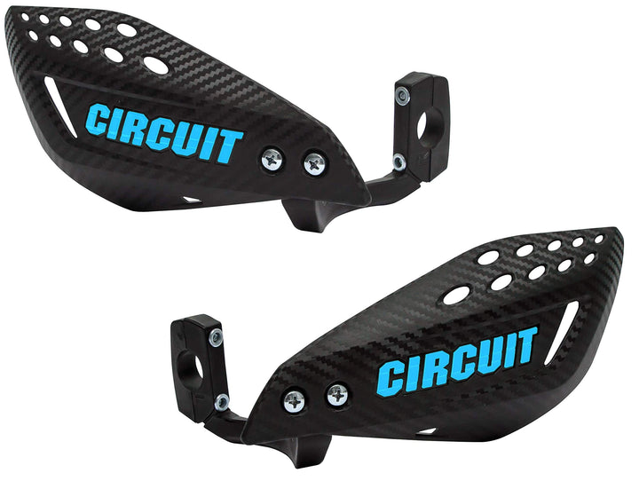 CIRCUIT Equipment PM061-2DA Handschutzer Vector Schwarz/Hellblau, Schwarz/Hellblau