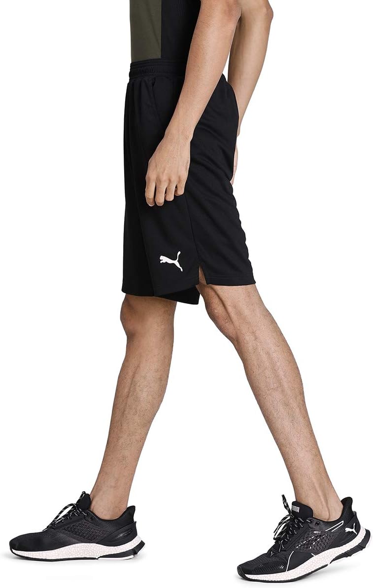 PUMA Herren RTG Interlock 10in Shorts-Schwarz, Weiss Hosen, M