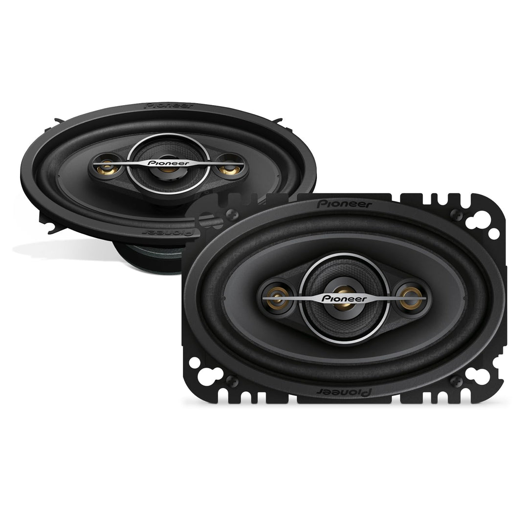 Pioneer TS-A4671F 4 x 6" 4-Weg-Koaxial-Lautsprecher Set mit 2 Lautsprechern (je 210 W max., 30 W Sin