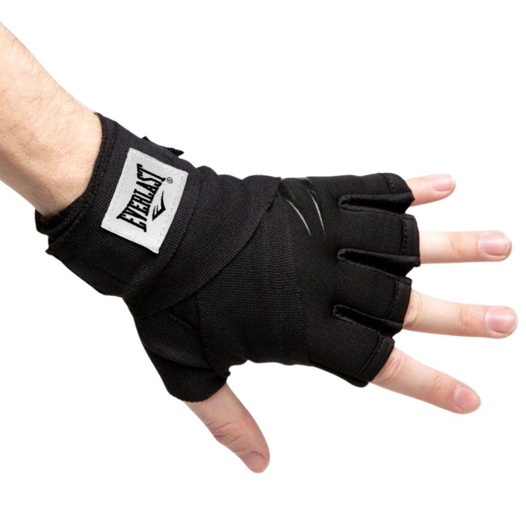 Everlast Unisex – Erwachsene Evergel Fastwraps Handschuhe S Schwarz, S Schwarz