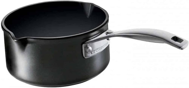 Le Creuset Aluminium-Antihaft Milchtopf, Ø 16 cm, Für alle Herdarten inkl. Induktion geeignet, Anthr