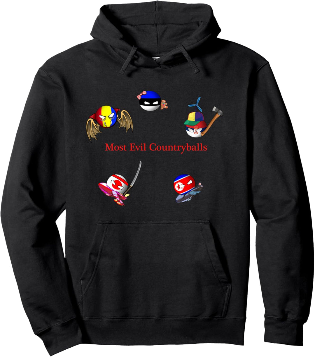 Die bösesten Countryballs Pullover Hoodie
