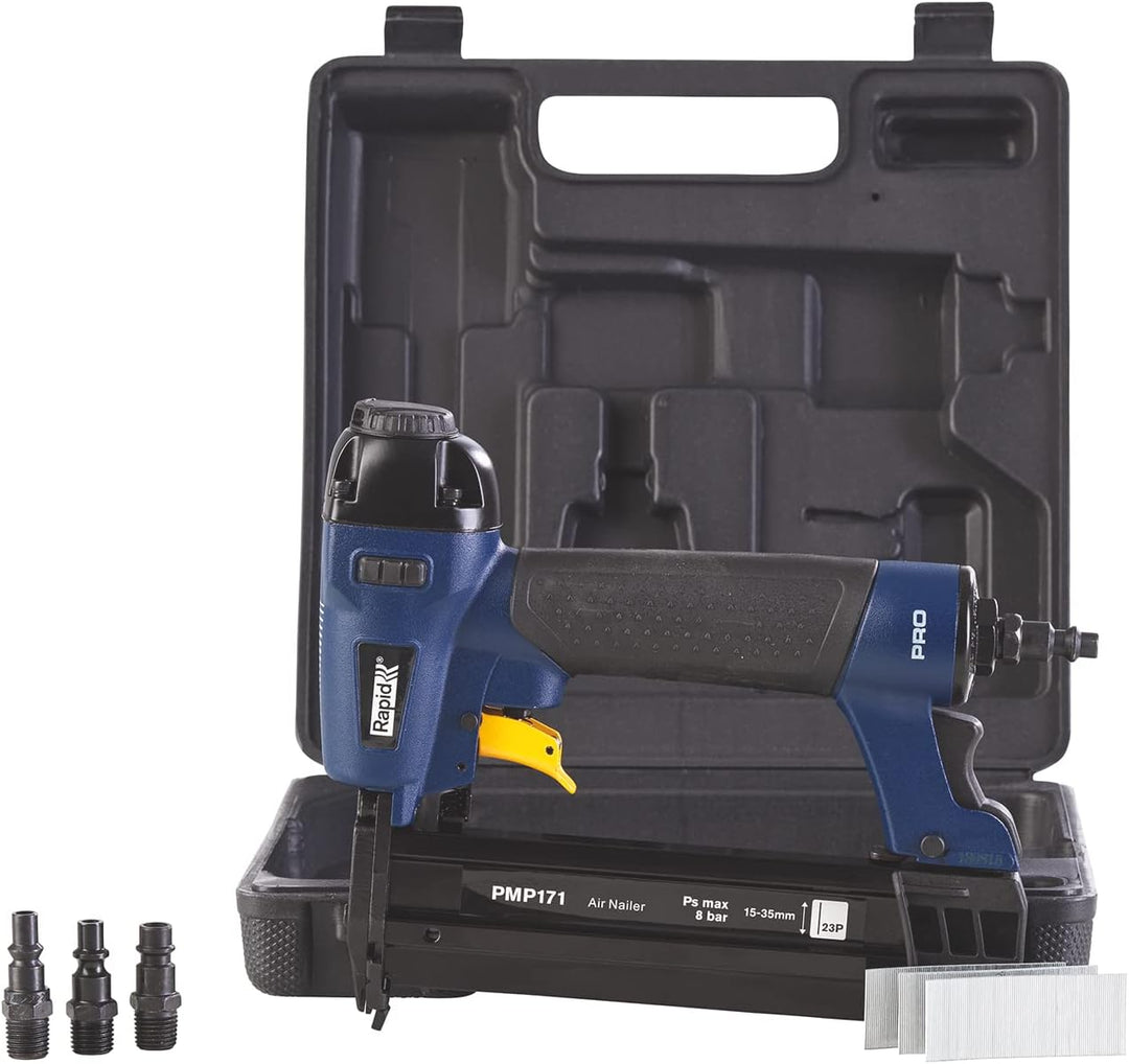 Rapid Stiftnagler Druckluft PMP171, Professioneller Druckluftstiftnagler für präzises Arbeiten mit M