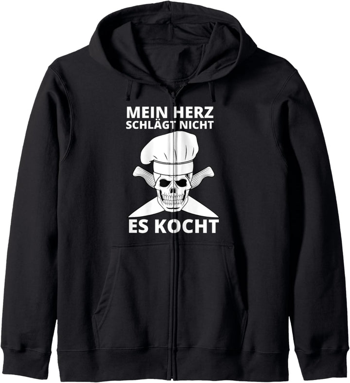Mein Herz schlägt nicht es kocht - Koch Kapuzenjacke