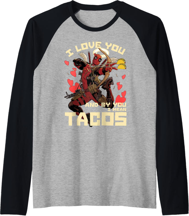 Marvel Deadpool Taco Cupid Raglan