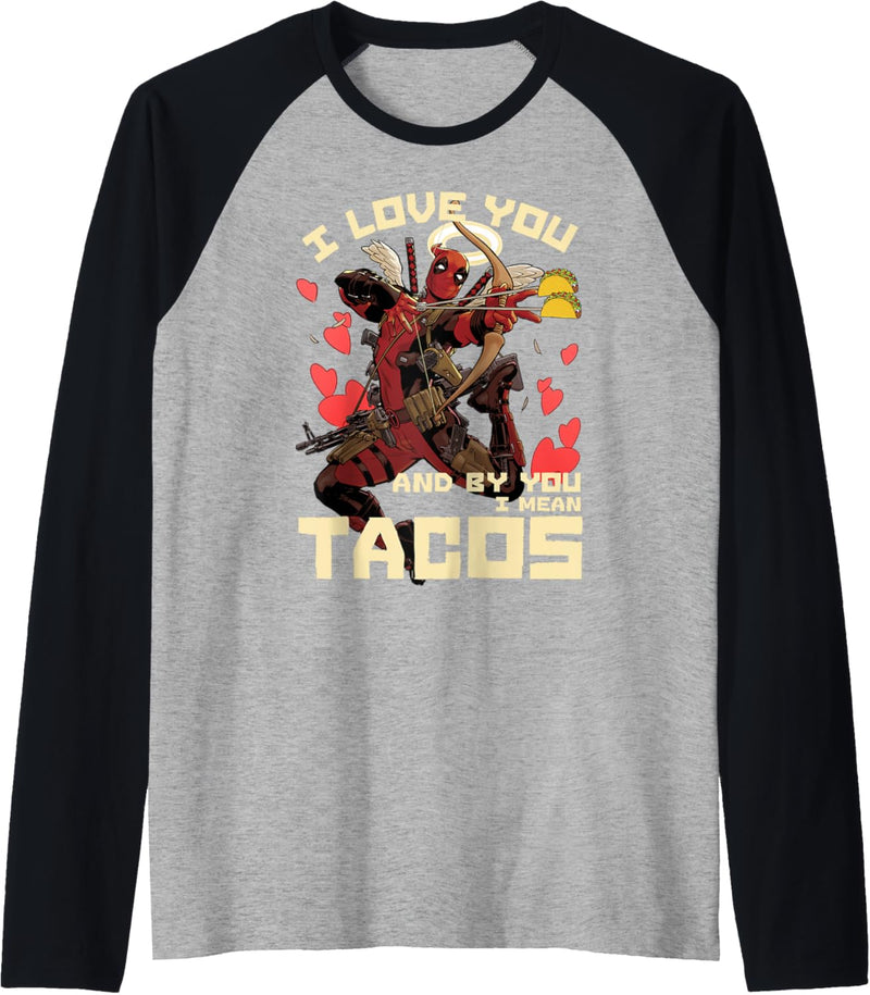 Marvel Deadpool Taco Cupid Raglan