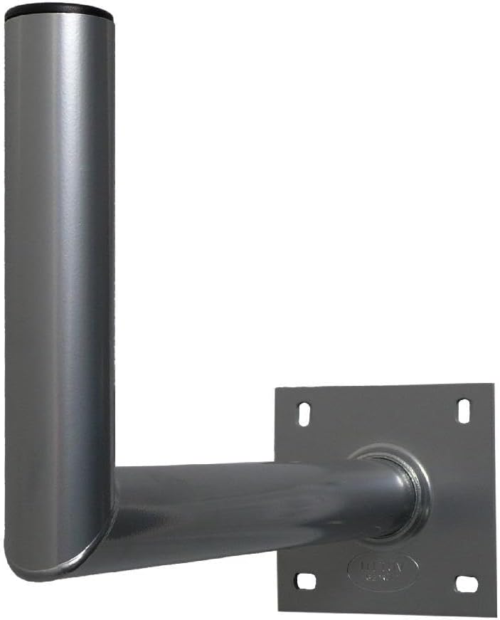 A.S. SAT Wandhalter Alu silbergrau pulverbeschichtet 45cm Wandabstand TÜV geprüft