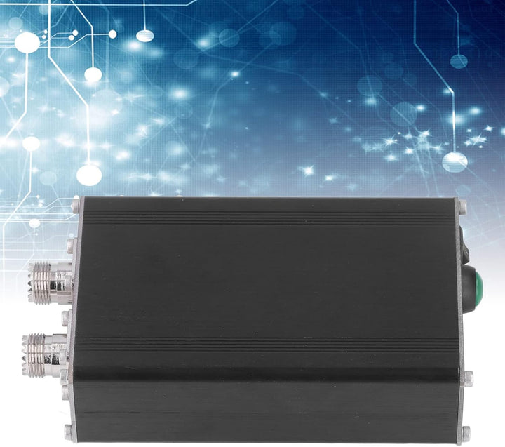 Antennentuner Mini automatisch 1,8 55 MHz 0,96 Zoll OLED-Display mit Aluminiumlegierungsgehäuse für