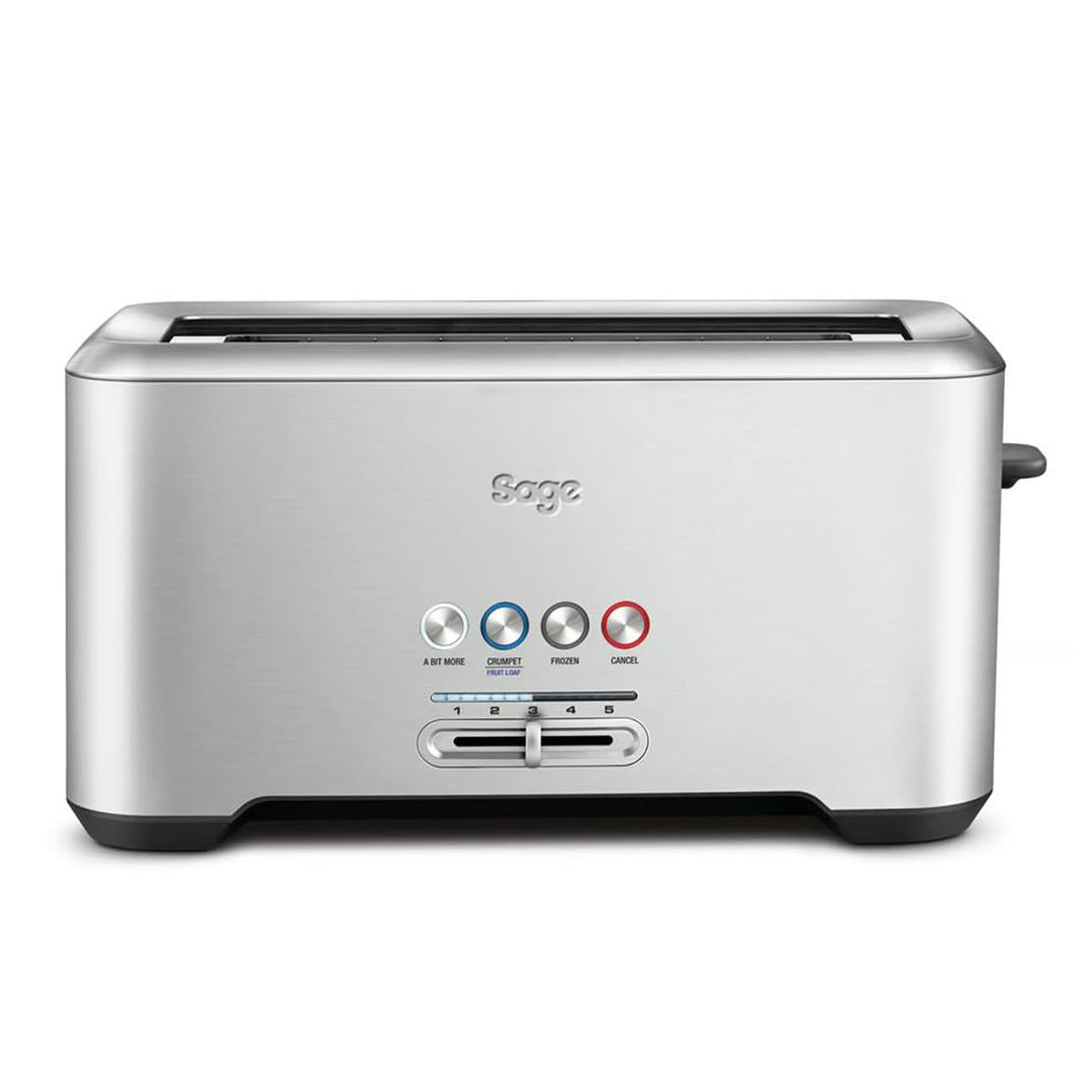 Sage - The 'A Bit More' Toaster 4 Slice, Gebürsteter Edelstahl 4 Schächte, 4 Schächte