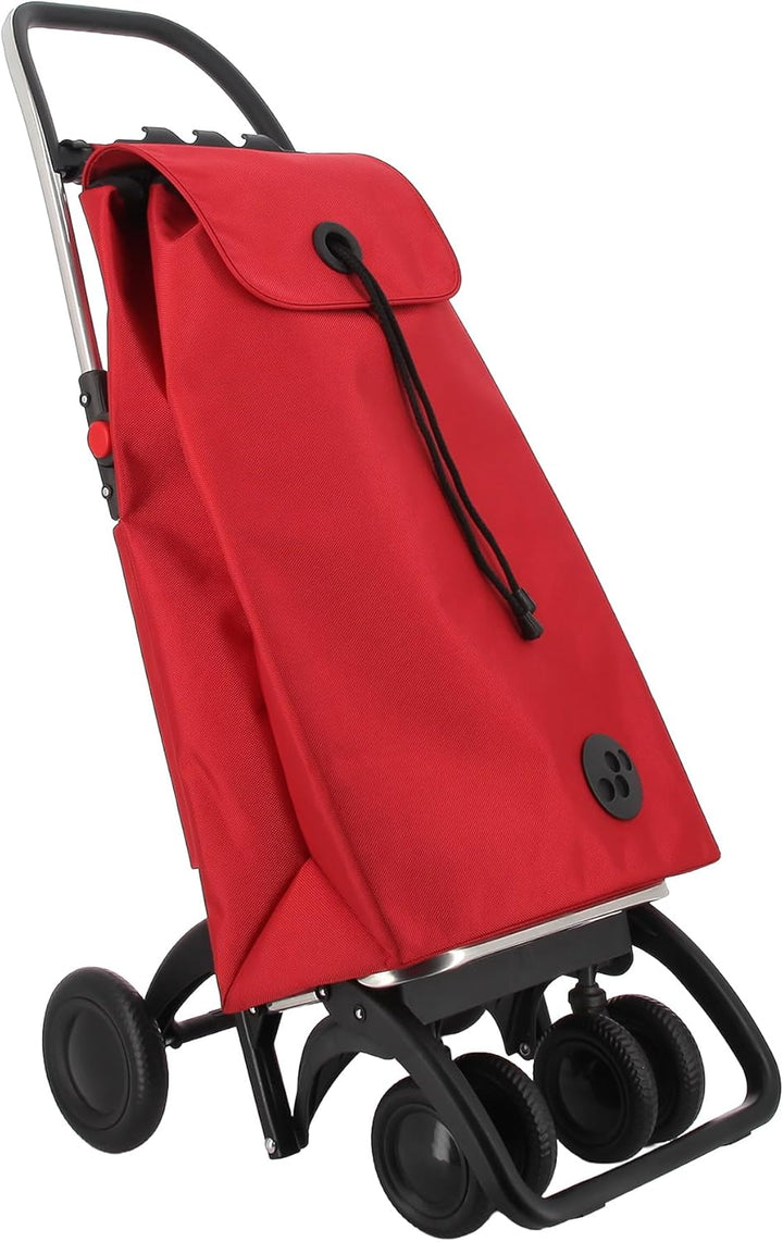 Klappbarer Einkaufstrolley Rolser I-Max MF 4 Räder (2 drehbare) - Terra, Terra