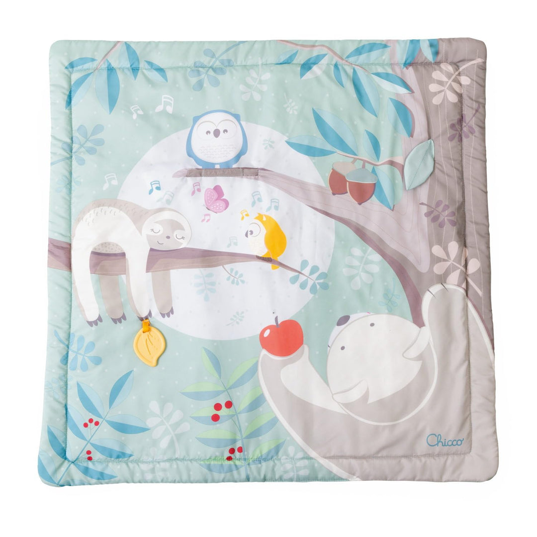 Chicco, Spielmatte 2in1, Elektronisches Paneel, Lichter, Geräusche und Klassische Musik, Tag- und Na