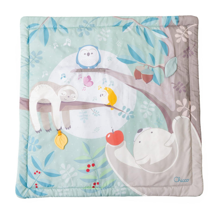 Chicco, Spielmatte 2in1, Elektronisches Paneel, Lichter, Geräusche und Klassische Musik, Tag- und Na
