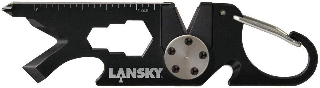 Lansky Herren Messer Roadie, 8-in-1 Schärfer, schwarz, 9, 0cm, 290000