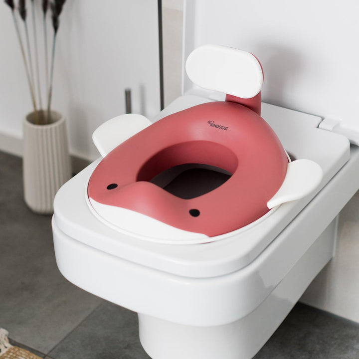 Kindsgut Toilettenaufsatz Wal für Kinder, kinderfreundliches Waldesign, in dezenten und modernen Far