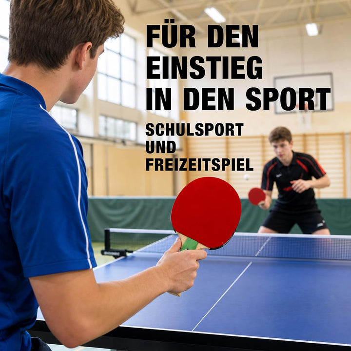 Donic-Schildkröt Tischtennis-Set Top Teams 400, 2 Schläger, 3 Bälle in guter 1* Qualität, in wertige