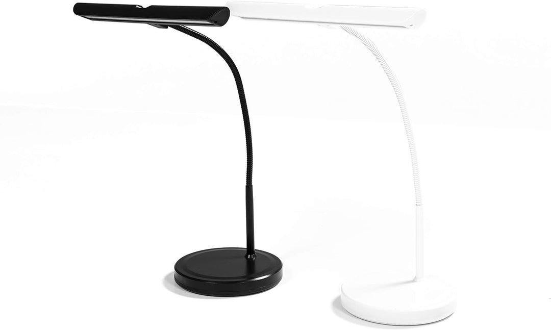 NAVARREZ Pianolampe 18 LED weiss, NV62 Weiss, Weiss