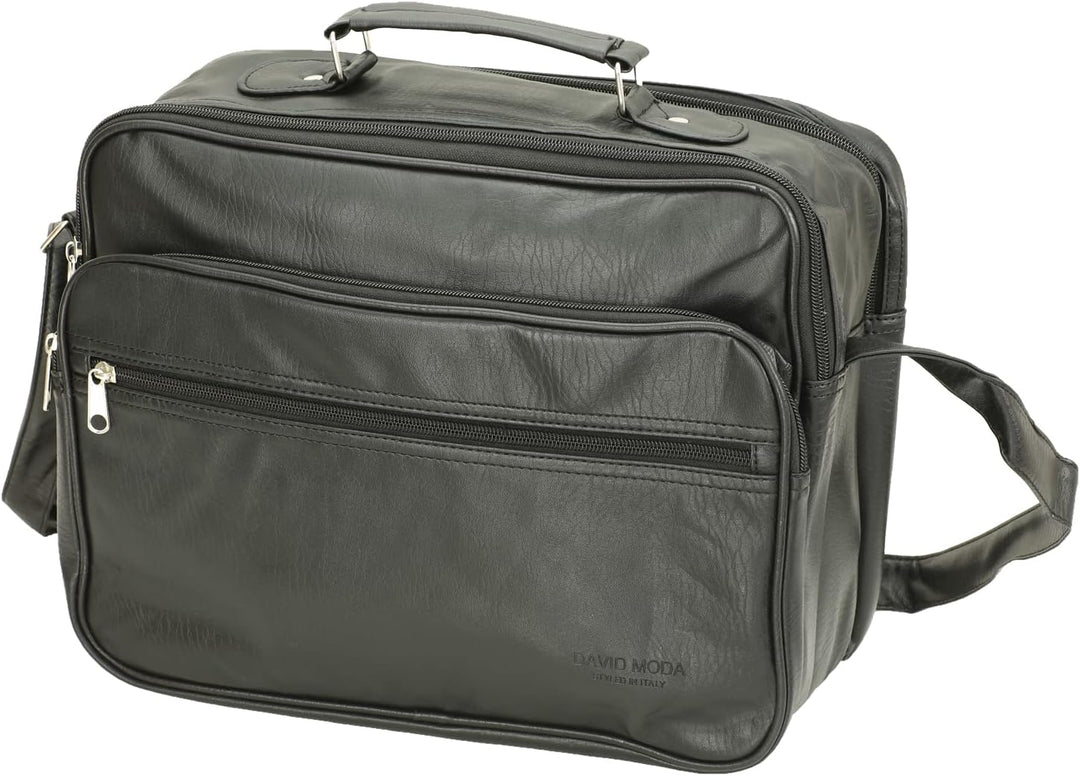 Echt Leder Herren Arbeitstasche Umhängetasche Herrentasche Schultertasche Messenger Flugbegleiter in