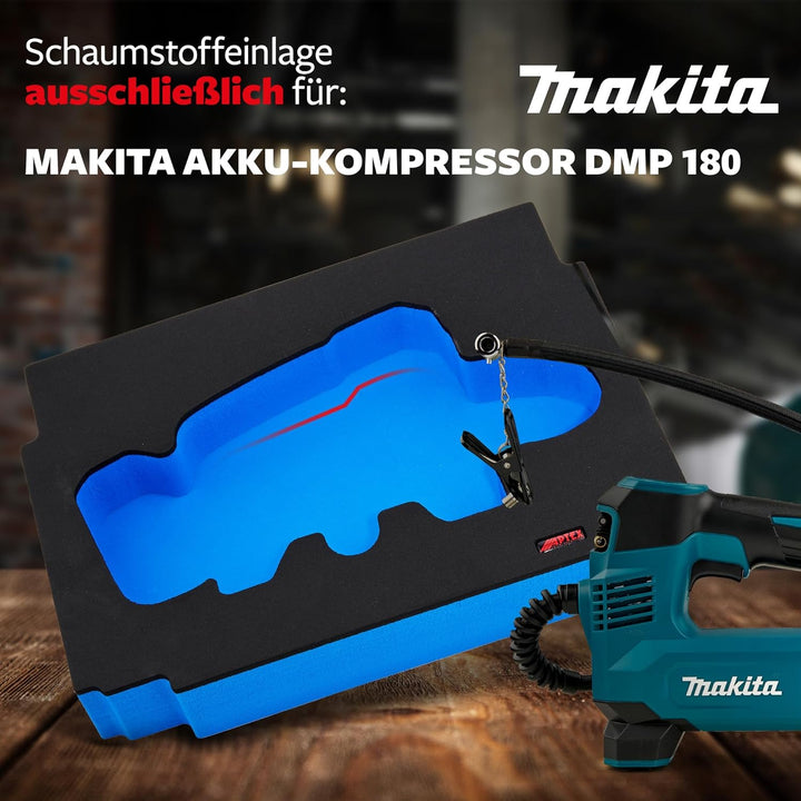 APTEX Schaumeinlage passend für Makita Akku-Kompressor DMP 180 für MakPac Gr. 2-3