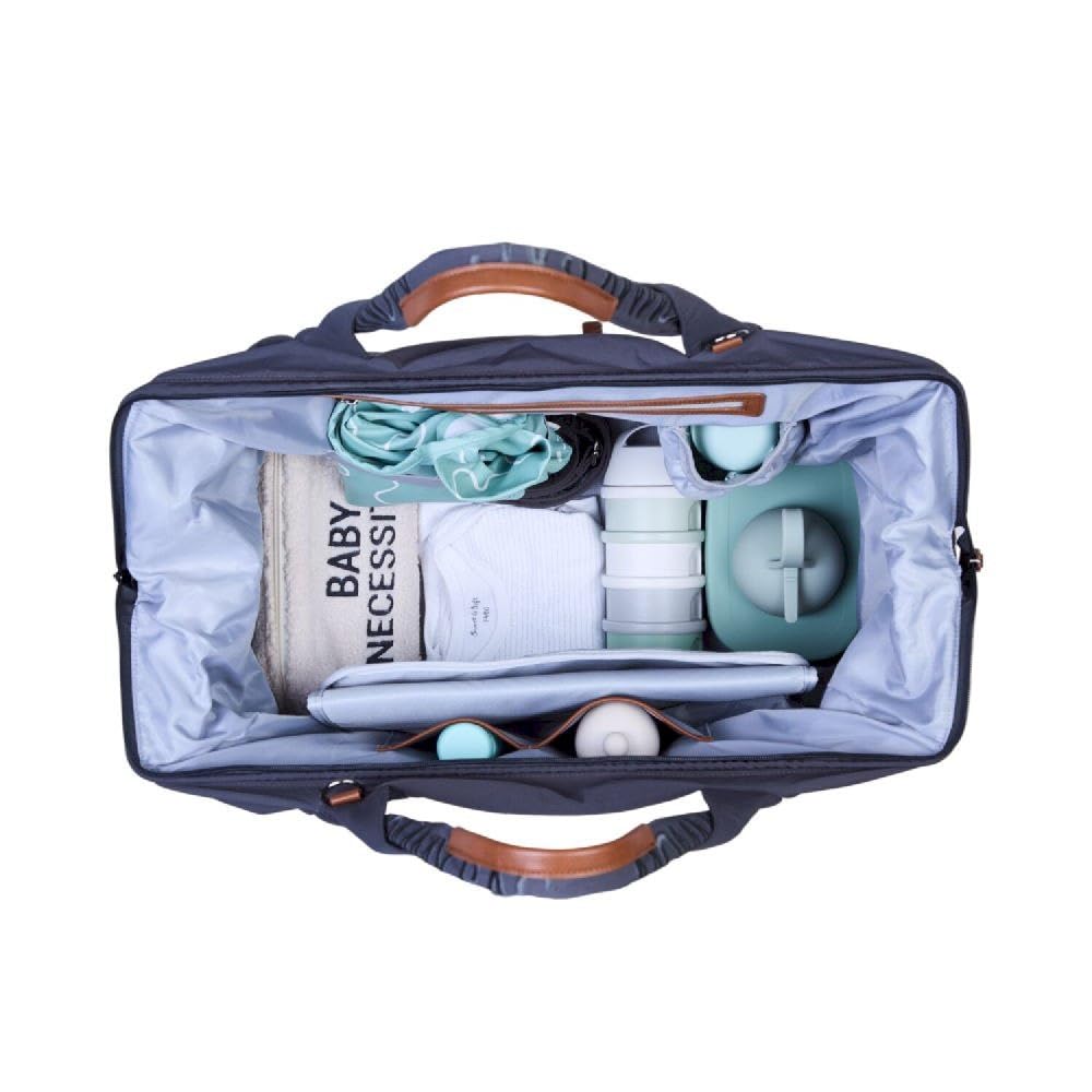 CHILDHOME, Mommy Bag, Wickeltasche, Mutterschaft, Reisetasche, Grosses Fassungsvermögen-Wickelunterl