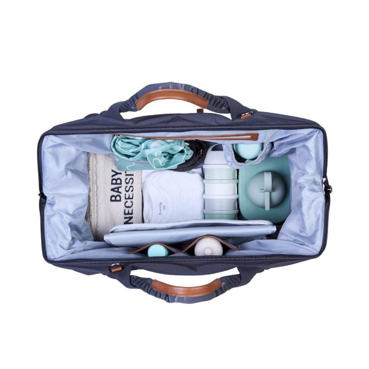 CHILDHOME, Mommy Bag, Wickeltasche, Mutterschaft, Reisetasche, Grosses Fassungsvermögen-Wickelunterl