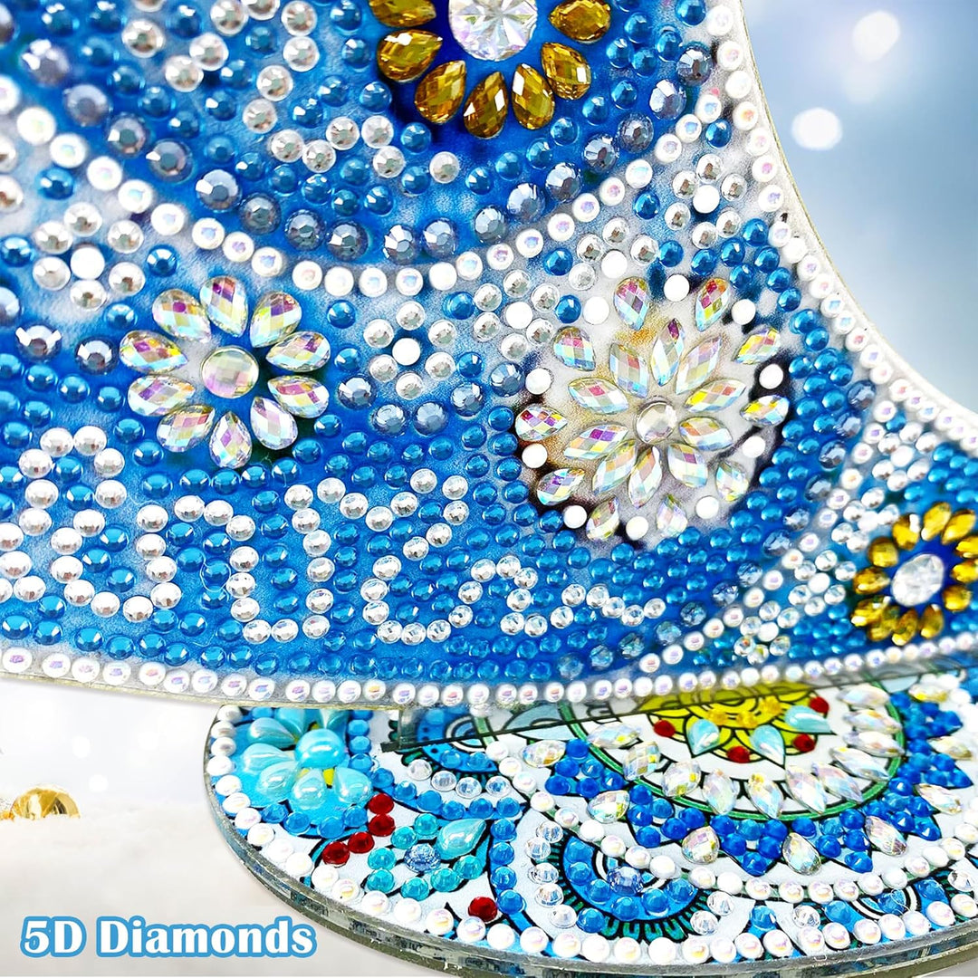 LYLIDIA Diamond Painting Weihnachten Erwachsene Weihnachtsbaum Schneemann Beidseitig DIY 5D Weihnach
