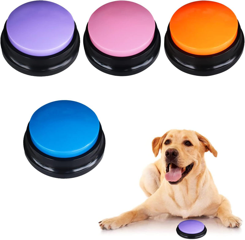 Buzzer Mit Sound Hundeklingel Hunde Buttons Zum Sprechen Recordable Answer Buzzers Katzenklingel 4 S