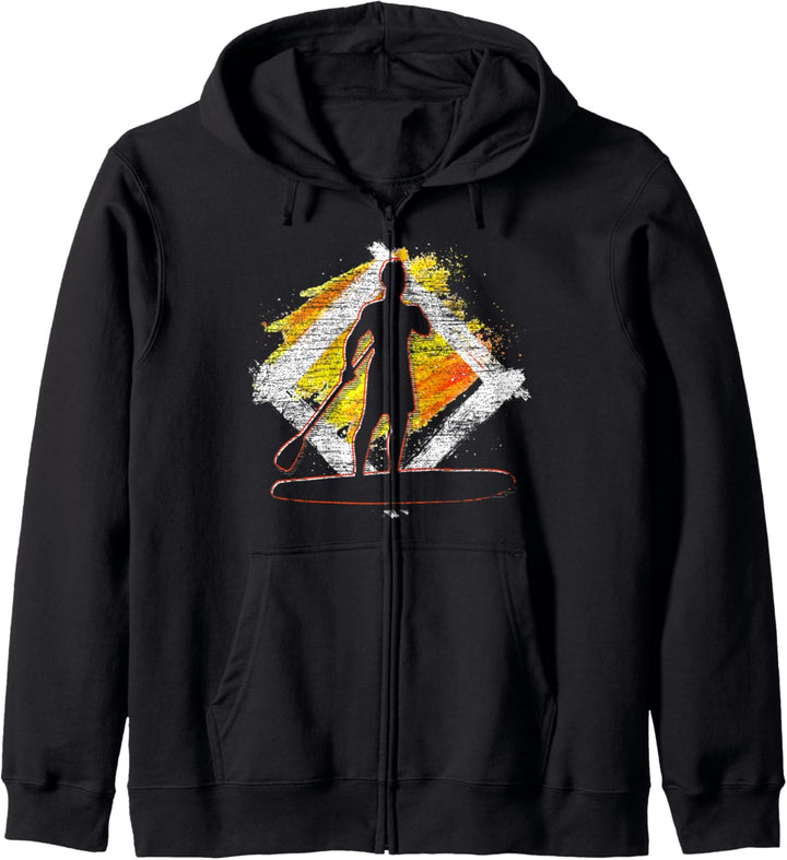 Hobby SUP Paddelboarder Wassersport Stand Up Paddling Kapuzenjacke