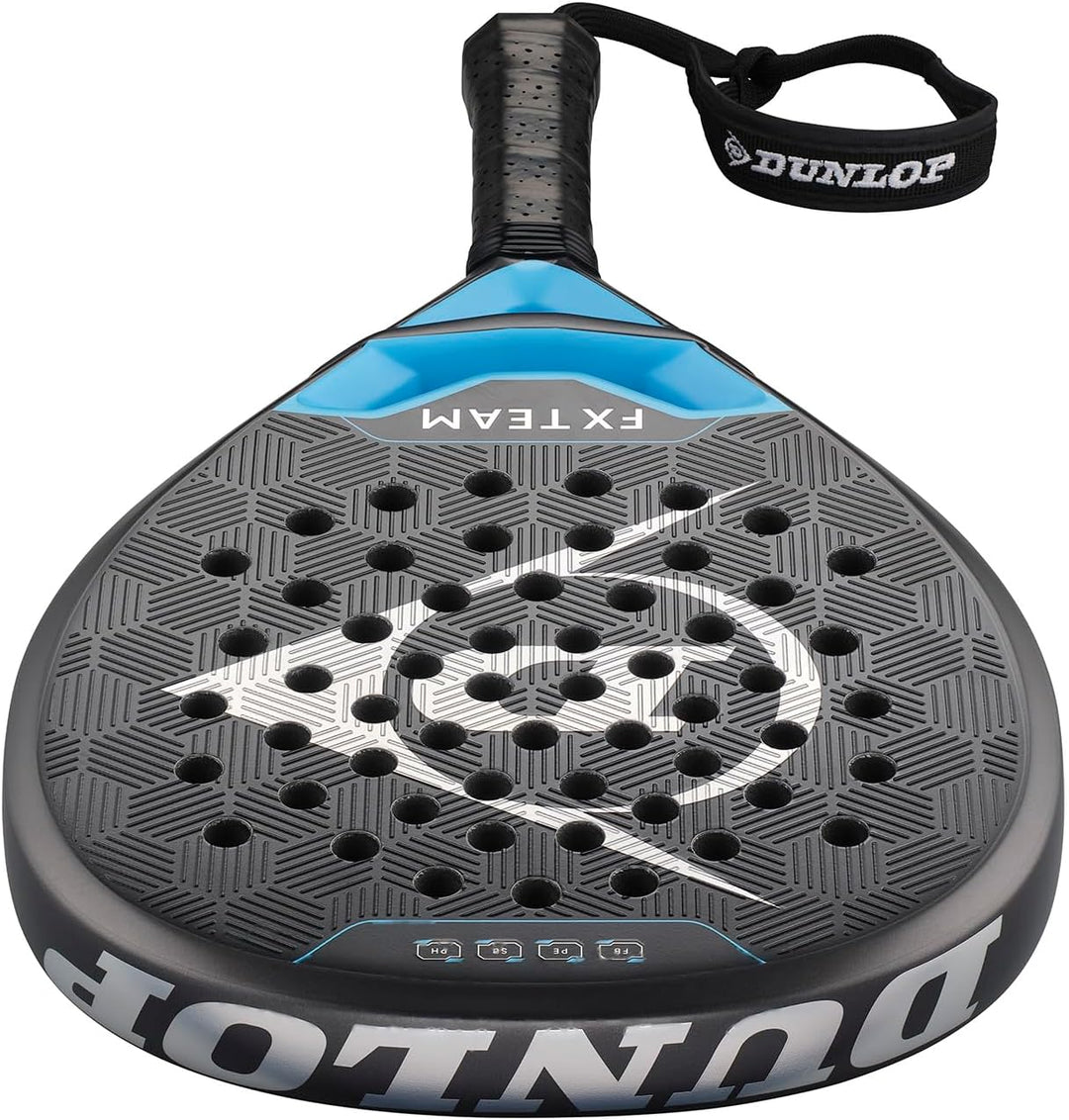 Dunlop FX Padel Schläger – Graphit- und Carbonrahmen – Für Junioren, Anfänger und Fortgeschrittene S