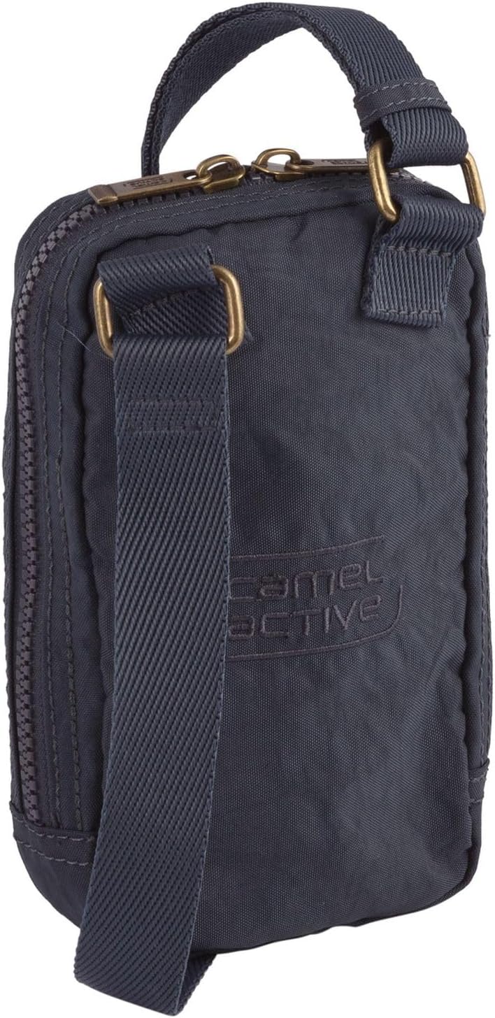 camel active Herren Rucksack mit 2-Wege-Reissverschluss 11,5x4x19,5 Dark Blue, 11,5x4x19,5 Dark Blue