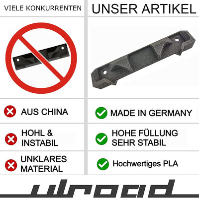 ULROAD Ersatzteil Schliessblech T-G2 Verschluss Kunststoff Gegenstück für die Verriegelung von kompa