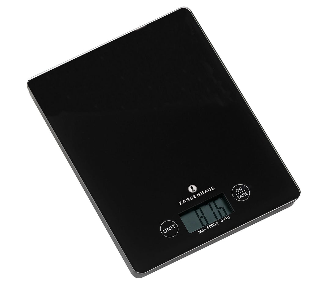 Zassenhaus 73195 Digital-Waage "Balance" schwarz, Schwarz